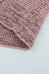 Plaid Knitted Long Open Front Cardigan